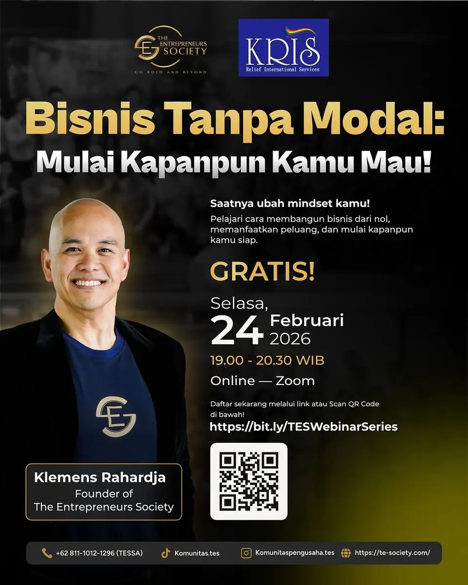 Community & speaking event – Ingin memulai bisnis tapi terhambat modal Saatnya ubah paradigma Anda.Bergabunglah dalam…